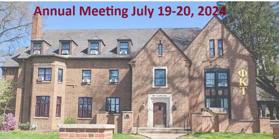 Omicron Annual Meeting and All Years Summer Reunion – JULY 19-20, 2024